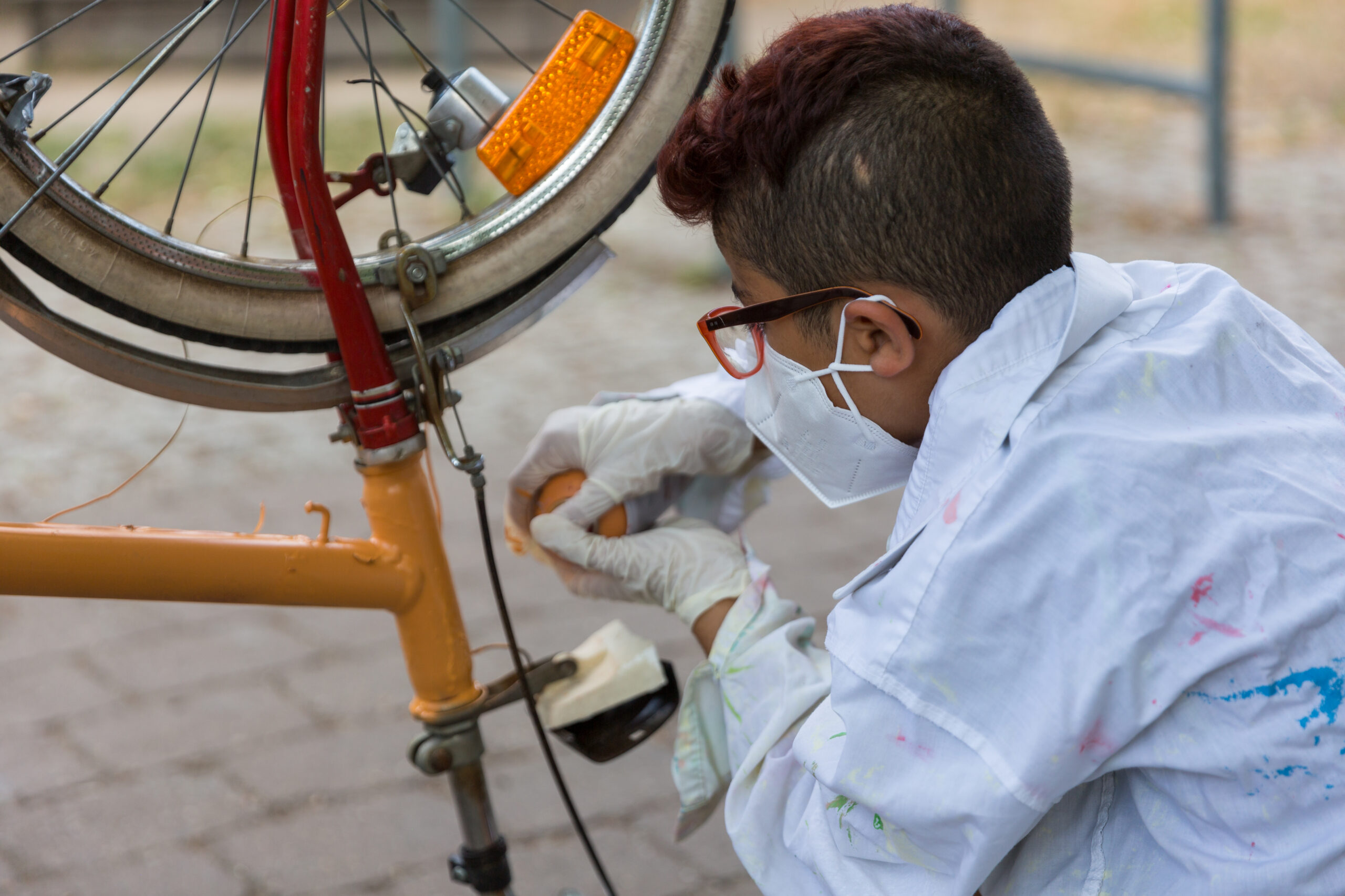 Beim Upcycling kannst du aus einem alten Fahrrad etwas ganz Tolles machen!